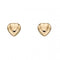 9CT Yellow Gold Heart Earrings GE2213Elements GoldGE2213