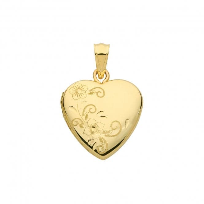 9ct Yellow Gold Heart Locket PN1096Acotis Gold JewelleryPN1096