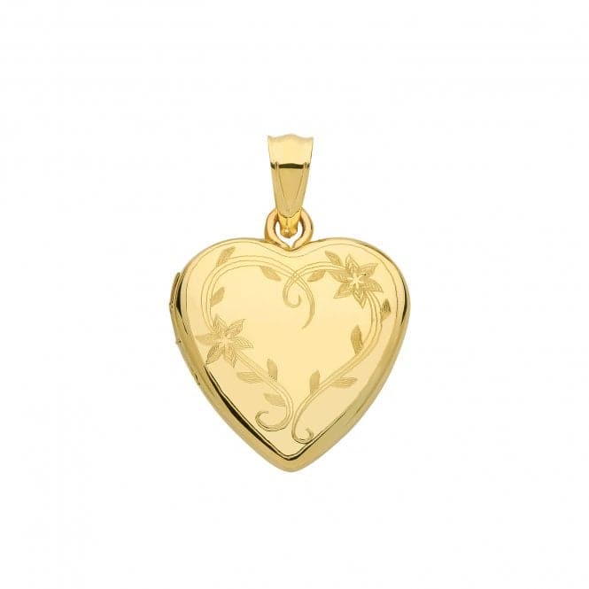 9ct Yellow Gold Heart Locket PN1097Acotis Gold JewelleryPN1097