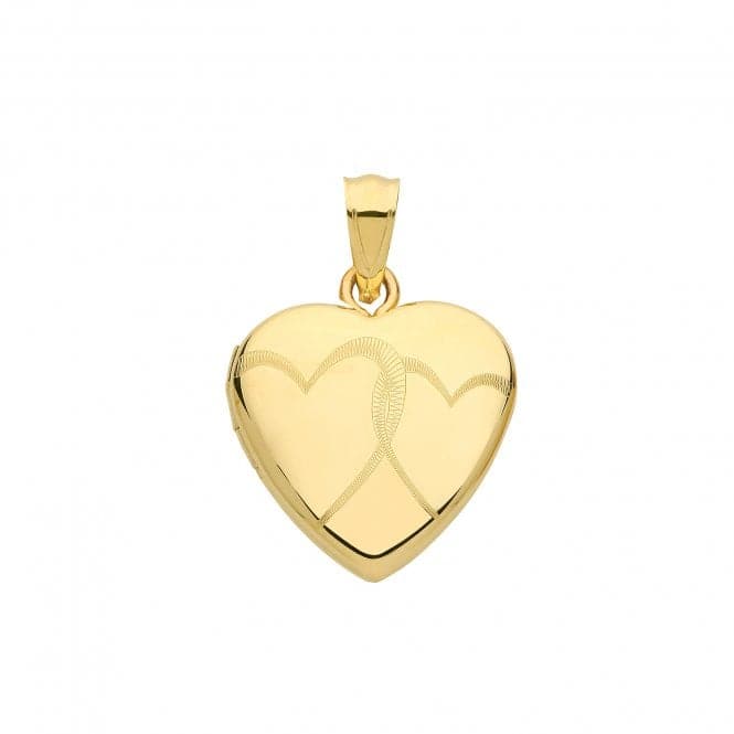 9ct Yellow Gold Heart Locket PN1098Acotis Gold JewelleryPN1098