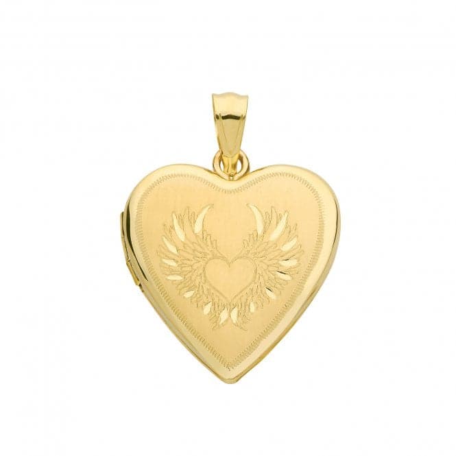 9ct Yellow Gold Heart Locket PN1104Acotis Gold JewelleryPN1104