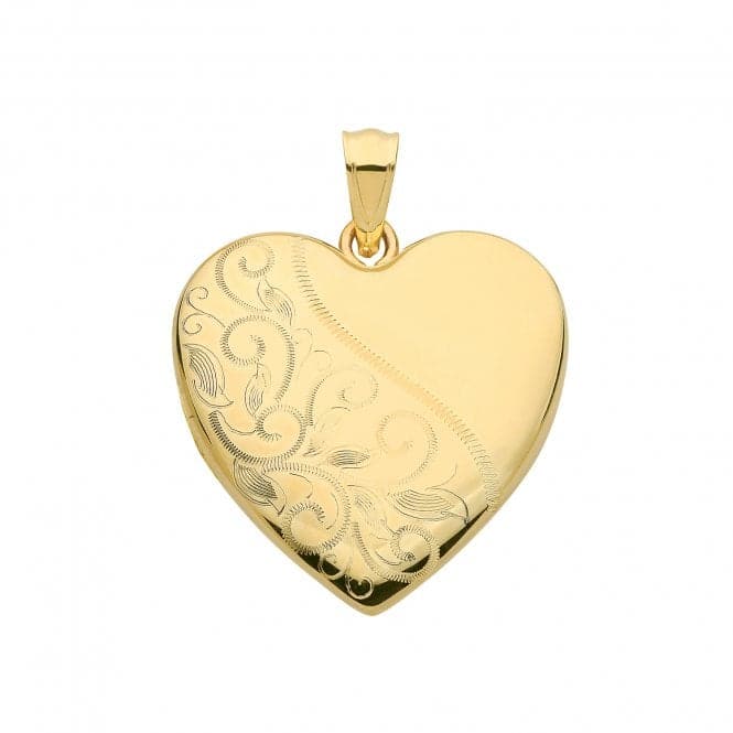 9ct Yellow Gold Heart Locket PN1106Acotis Gold JewelleryPN1106