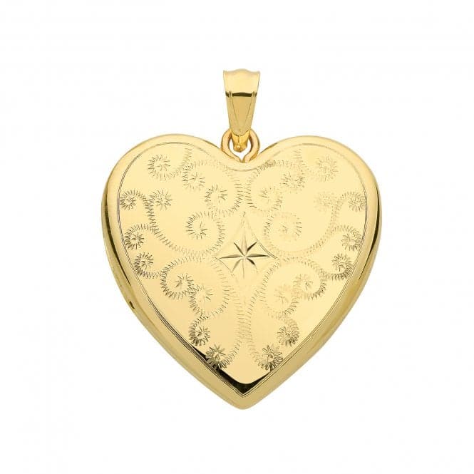 9ct Yellow Gold Heart Locket PN1108Acotis Gold JewelleryPN1108