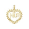 9ct Yellow Gold Heart Mum Pendant PN1018Acotis Gold JewelleryPN1018