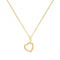 9ct Yellow Gold Heart Necklet NK371Acotis Gold JewelleryNK371