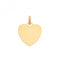 9ct Yellow Gold Heart Plain Pendant PN1072Acotis Gold JewelleryPN1072