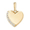 9ct Yellow Gold Heart Zirconia Pendant PN1047Acotis Gold JewelleryPN1047