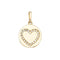 9ct Yellow Gold Heart Zirconia Pendant PN1048Acotis Gold JewelleryPN1048