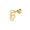 9ct Yellow Gold Helix Shape Cartilage 6mm Post Stud ES996Acotis Gold JewelleryES996