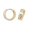 9ct Yellow Gold Hinged Dc Earrings ER093Acotis Gold JewelleryER093
