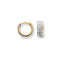 9ct Yellow Gold Hinged Zirconia Earrings ER025Acotis Gold JewelleryTH - ER025