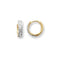 9ct Yellow Gold Hinged Zirconia Earrings ER026Acotis Gold JewelleryTH - ER026