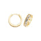 9ct Yellow Gold Hinged Zirconia Earrings ER033Acotis Gold JewelleryER033