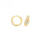9ct Yellow Gold Hinged Zirconia Earrings ER1179Acotis Gold JewelleryER1179