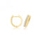 9ct Yellow Gold Hinged Zirconia Earrings ER1195Acotis Gold JewelleryER1195