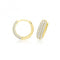 9ct Yellow Gold Hinged Zirconia Earrings ER1196Acotis Gold JewelleryER1196
