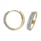 9ct Yellow Gold Hinged Zirconia Earrings ES165Acotis Gold JewelleryES165