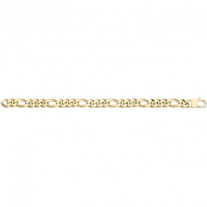 9ct Yellow Gold Hollow Bracelet BR682Acotis Gold JewelleryBR682