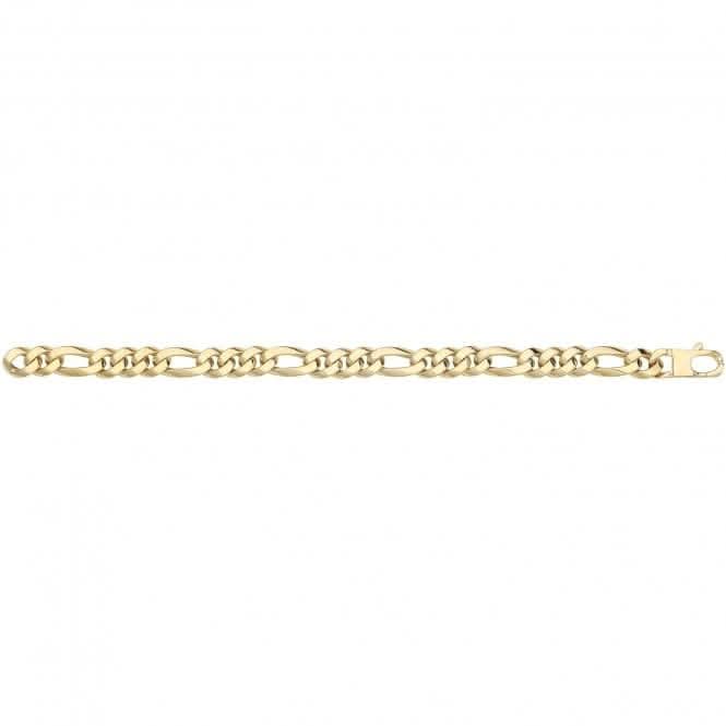 9ct Yellow Gold Hollow Bracelet BR682Acotis Gold JewelleryBR682
