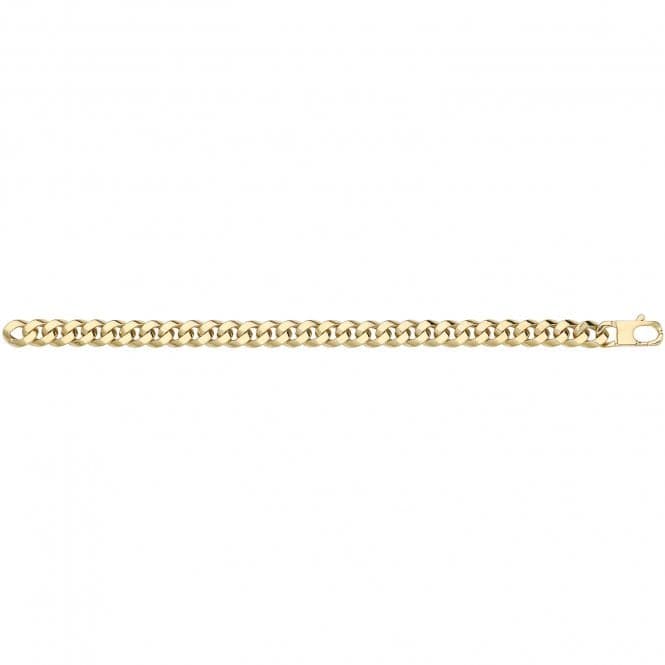 9ct Yellow Gold Hollow Bracelet BR683Acotis Gold JewelleryBR683