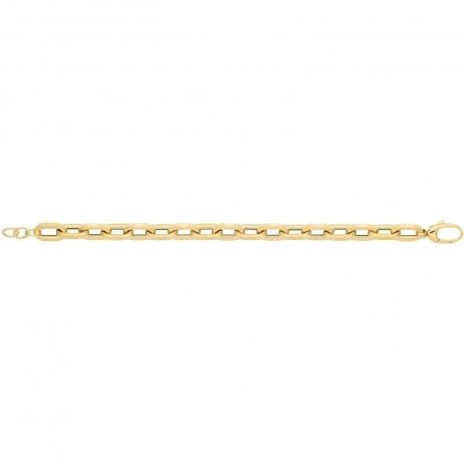 9ct Yellow Gold Hollow Bracelet BR691Acotis Gold JewelleryBR691