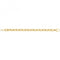 9ct Yellow Gold Hollow Bracelet BR691Acotis Gold JewelleryBR691