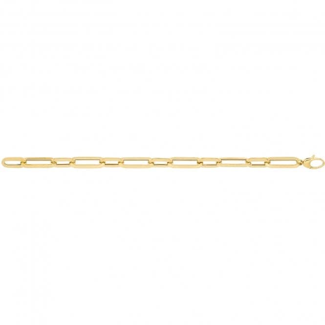 9ct Yellow Gold Hollow Bracelet BR696Acotis Gold JewelleryBR696