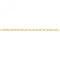 9ct Yellow Gold Hollow Bracelet BR697Acotis Gold JewelleryBR697