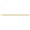 9ct Yellow Gold Hollow Bracelet BR698Acotis Gold JewelleryBR698