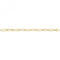 9ct Yellow Gold Hollow Bracelet NK459BAcotis Gold JewelleryNK459B