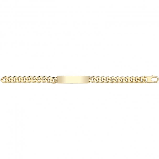 9ct Yellow Gold Hollow Id Bracelet BR683IDAcotis Gold JewelleryBR683ID