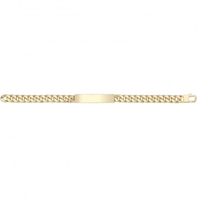 9ct Yellow Gold Hollow Id Bracelet BR685IDAcotis Gold JewelleryBR685ID