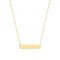 9ct Yellow Gold Horizontal Bar Necklet NK385Acotis Gold JewelleryNK385