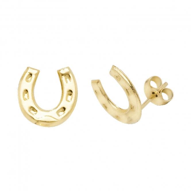 9ct Yellow Gold Horseshoe Stud Earrings ES576Acotis Gold JewelleryES576