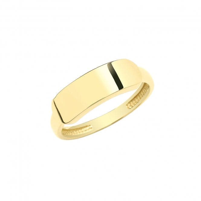 9ct Yellow Gold Id Signet Ring RN939Acotis Gold JewelleryRN939/K