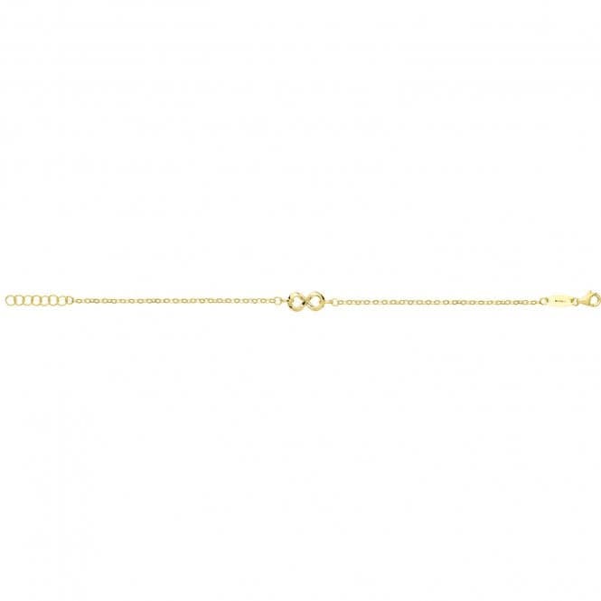 9ct Yellow Gold Infinity Bracelet NK403BAcotis Gold JewelleryNK403B