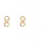 9ct Yellow Gold Infinity Stud Earrings GE2157Elements GoldGE2157