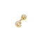 9ct Yellow Gold Initial Cartilage 6mm Post Stud ES940/CAcotis Gold JewelleryES940/C