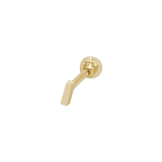 9ct Yellow Gold Initial Cartilage 6mm Post Stud ES940/IAcotis Gold JewelleryES940/I