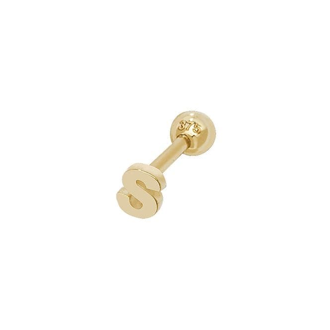 9ct Yellow Gold Initial Cartilage 6mm Post Stud ES940/SAcotis Gold JewelleryES940/S
