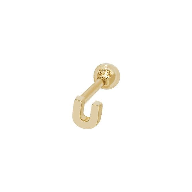 9ct Yellow Gold Initial Cartilage 6mm Post Stud ES940/UAcotis Gold JewelleryES940/U