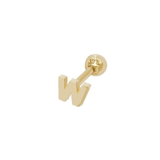 9ct Yellow Gold Initial Cartilage 6mm Post Stud ES940/WAcotis Gold JewelleryES940/W