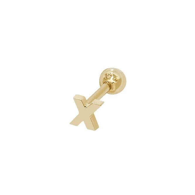 9ct Yellow Gold Initial Cartilage 6mm Post Stud ES940/XAcotis Gold JewelleryES940/X