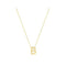 9ct Yellow Gold Initial Necklace NK435/BAcotis Gold JewelleryNK435/B