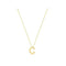 9ct Yellow Gold Initial Necklace NK435/CAcotis Gold JewelleryNK435/C