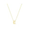 9ct Yellow Gold Initial Necklace NK435/EAcotis Gold JewelleryNK435/E