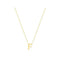 9ct Yellow Gold Initial Necklace NK435/FAcotis Gold JewelleryNK435/F