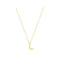 9ct Yellow Gold Initial Necklace NK435/LAcotis Gold JewelleryNK435/L