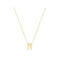 9ct Yellow Gold Initial Necklace NK435/NAcotis Gold JewelleryNK435/N