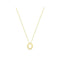 9ct Yellow Gold Initial Necklace NK435/OAcotis Gold JewelleryNK435/O